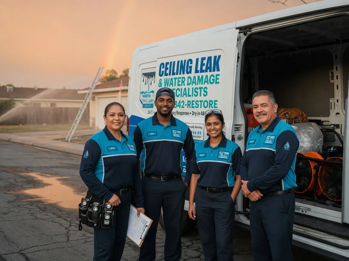 Ceiling Leak Cleanup company in Holmes, PA