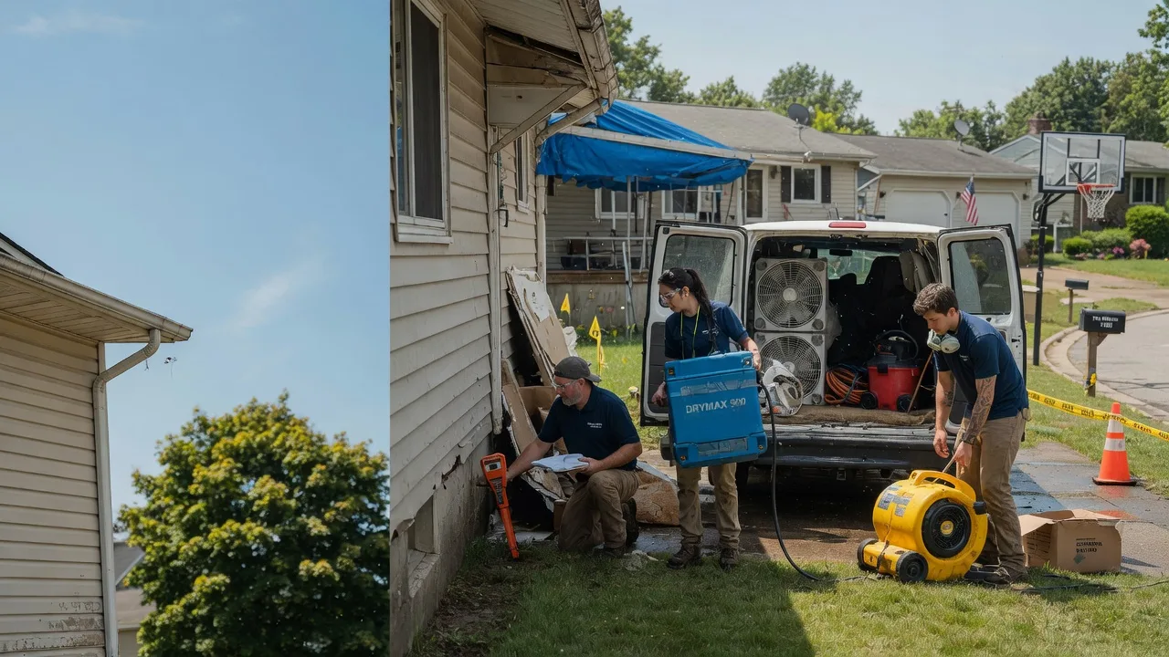 Ceiling Leak Cleanup in Holmes, PA near me